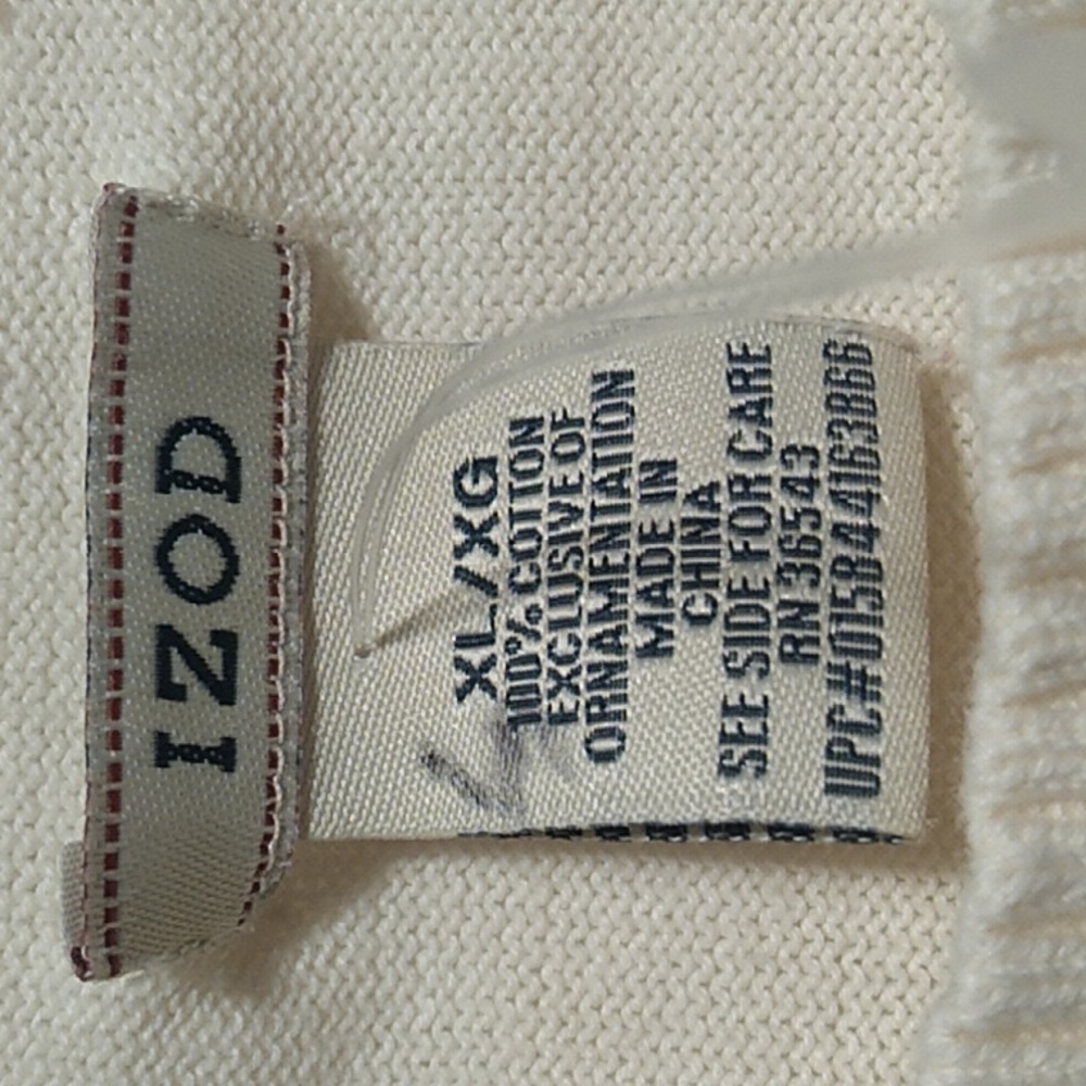 SALE! Izod Preppy Long Sleeve Sweater Sz.XL Gently Worn (BX36) - Picture 6 of 14